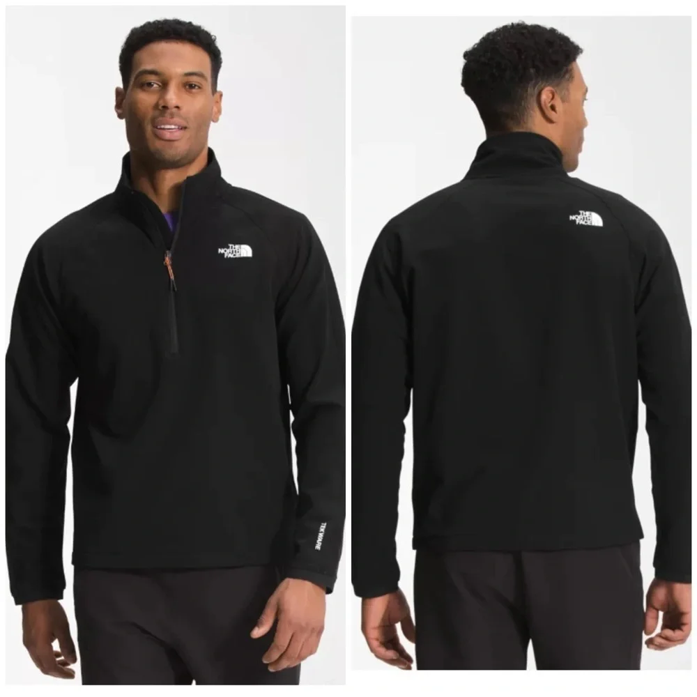 The North Face Sweatshirt with zip The North Face Tekware Fleece Black NF0A5GJW